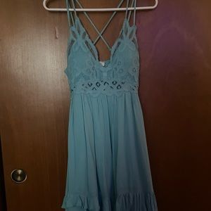 blue dress for spring or whenever